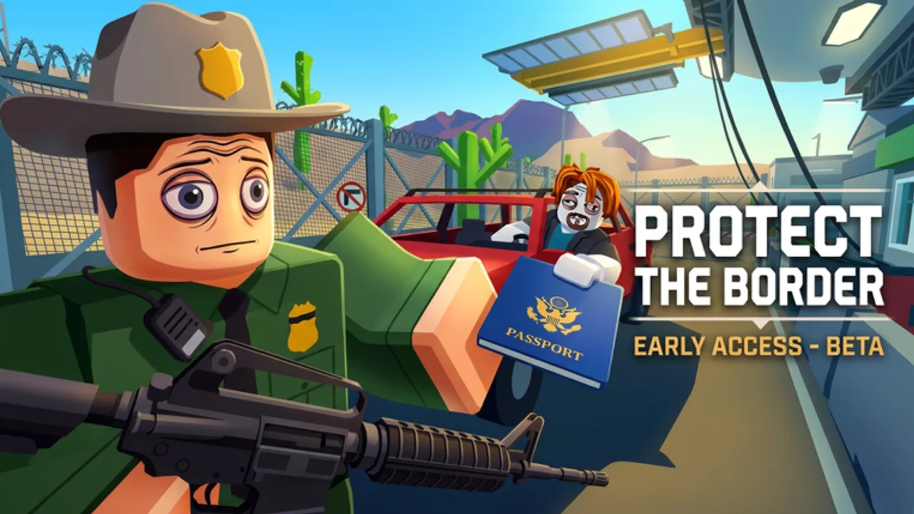 Protect the Border Kontrollstelle auf Roblox während einer Live-BETA-Schicht